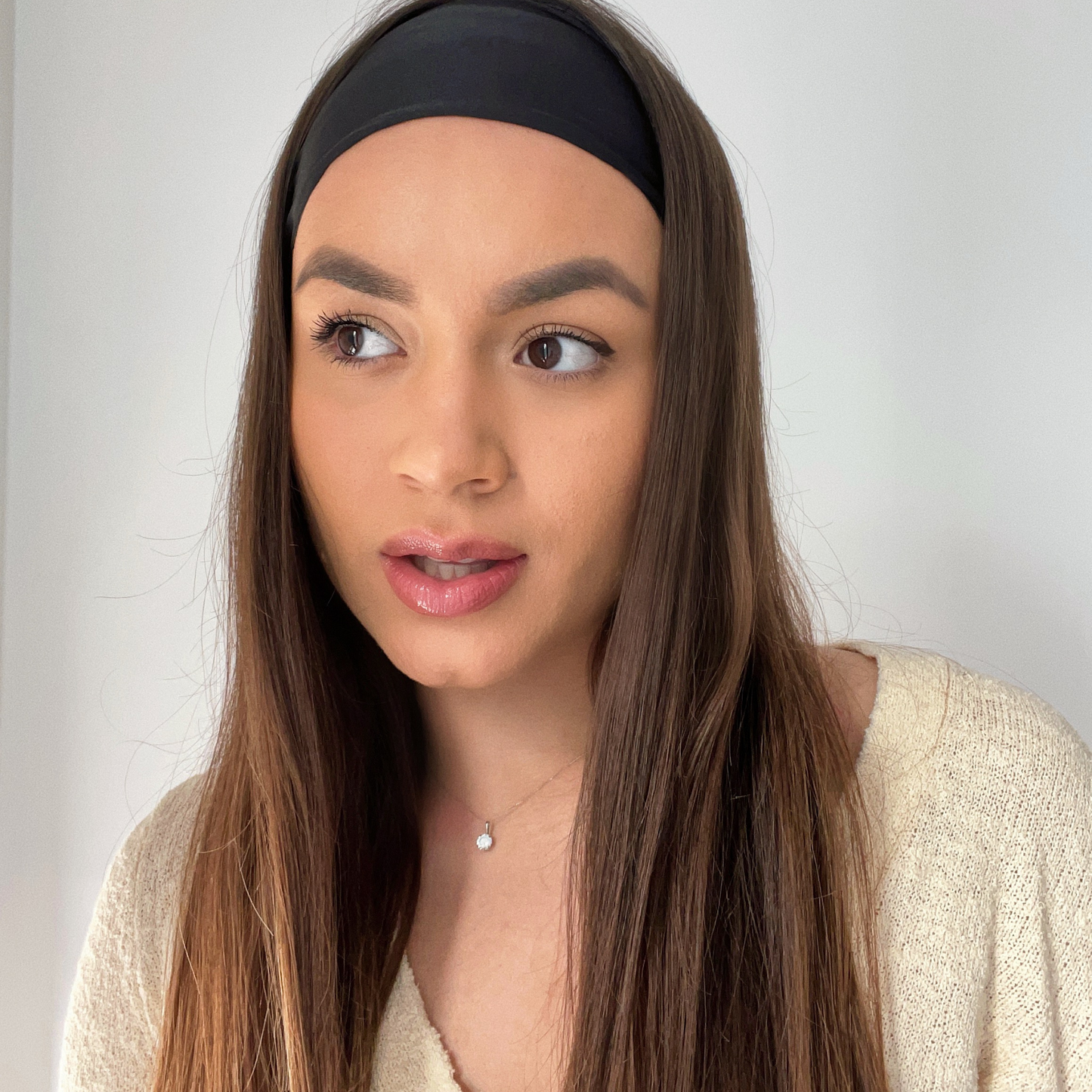 Vanilla Silk Headband - Wide