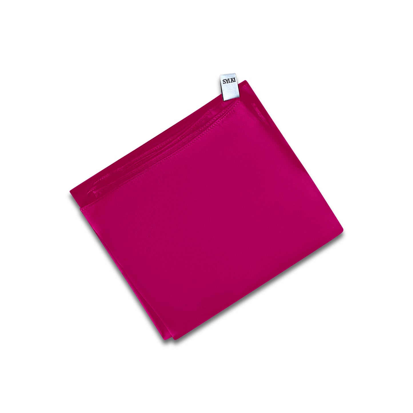 bright pink square scarf