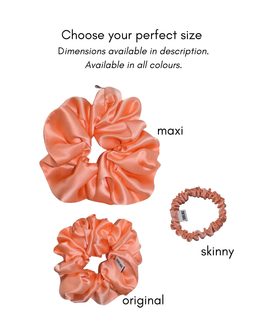 Leopard Print Silk Scrunchie