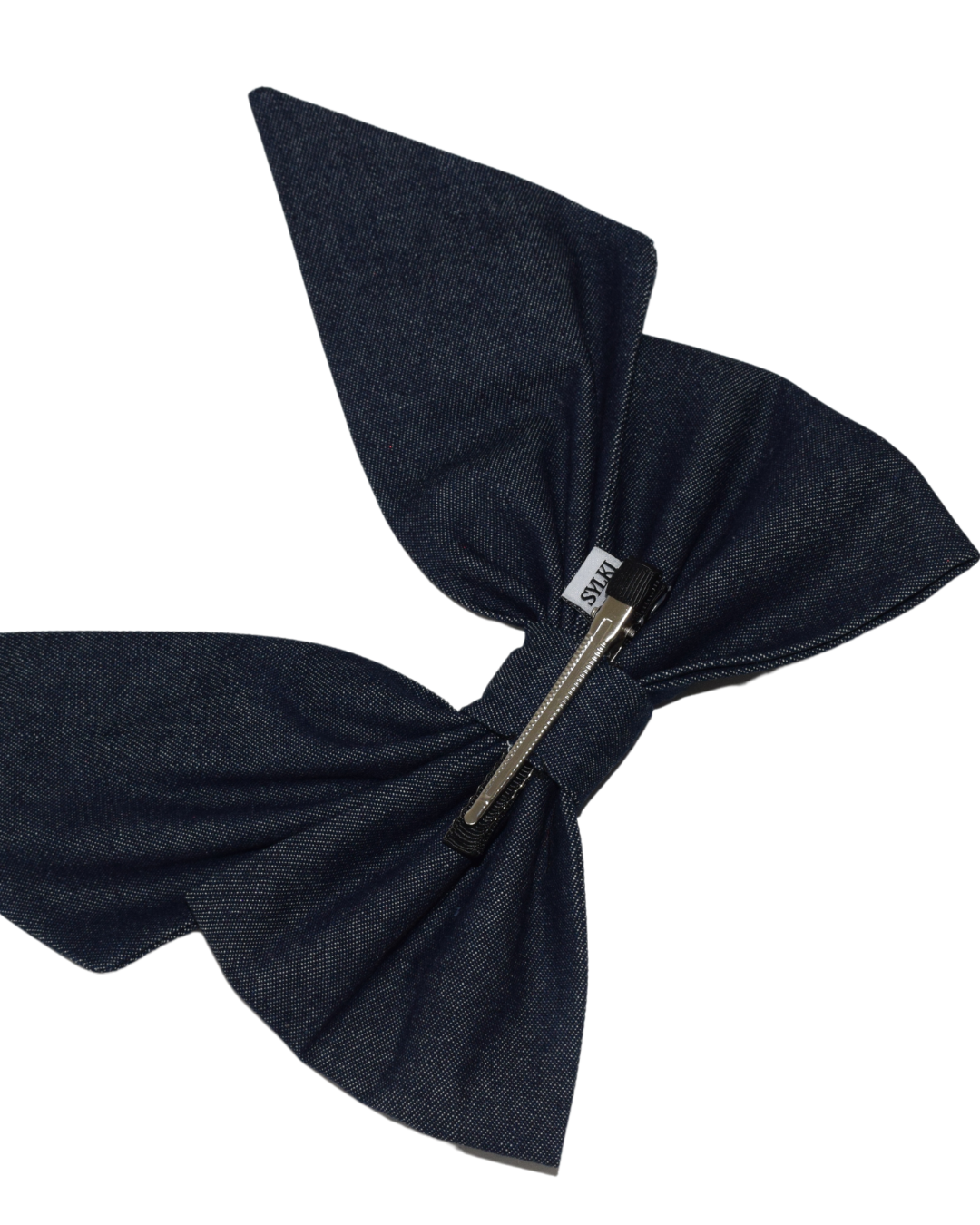 Hair bow - Dark Denim