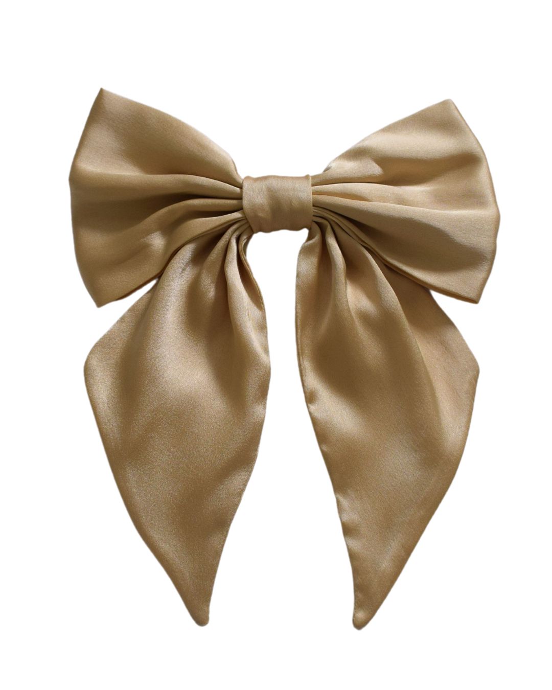 Hair bow - Beige/Gold