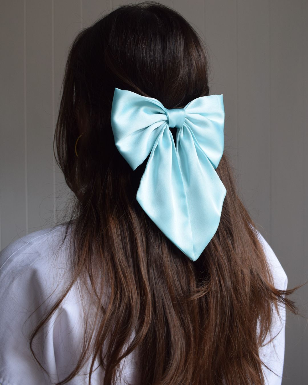 Hair bow - Light Blue