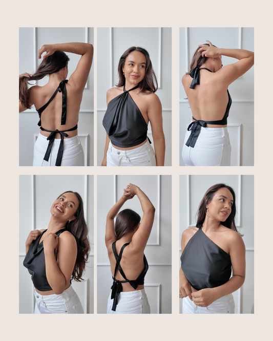 Satin Tie Top - One Top, Endless Ways