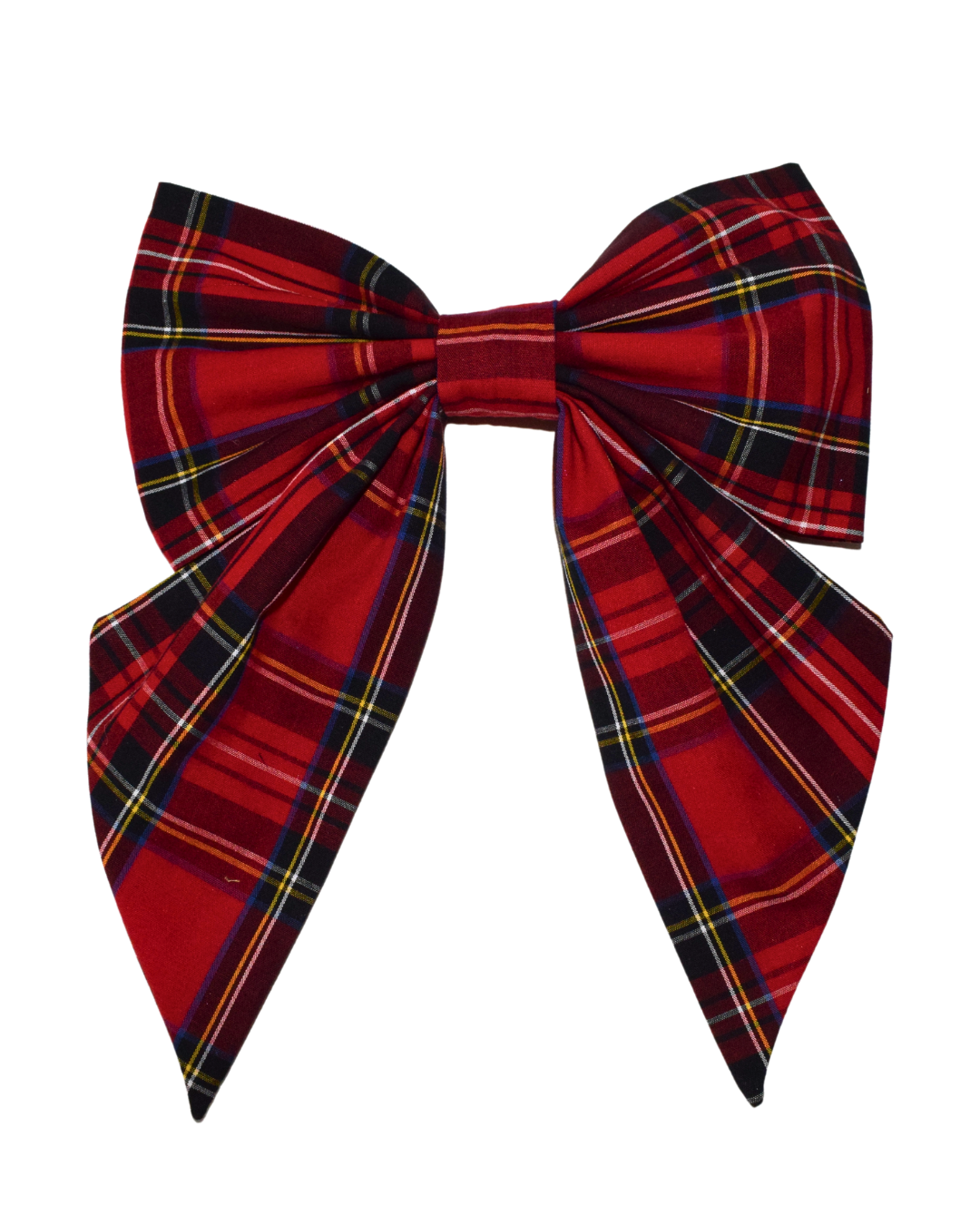 Hair bow - Red Tartan