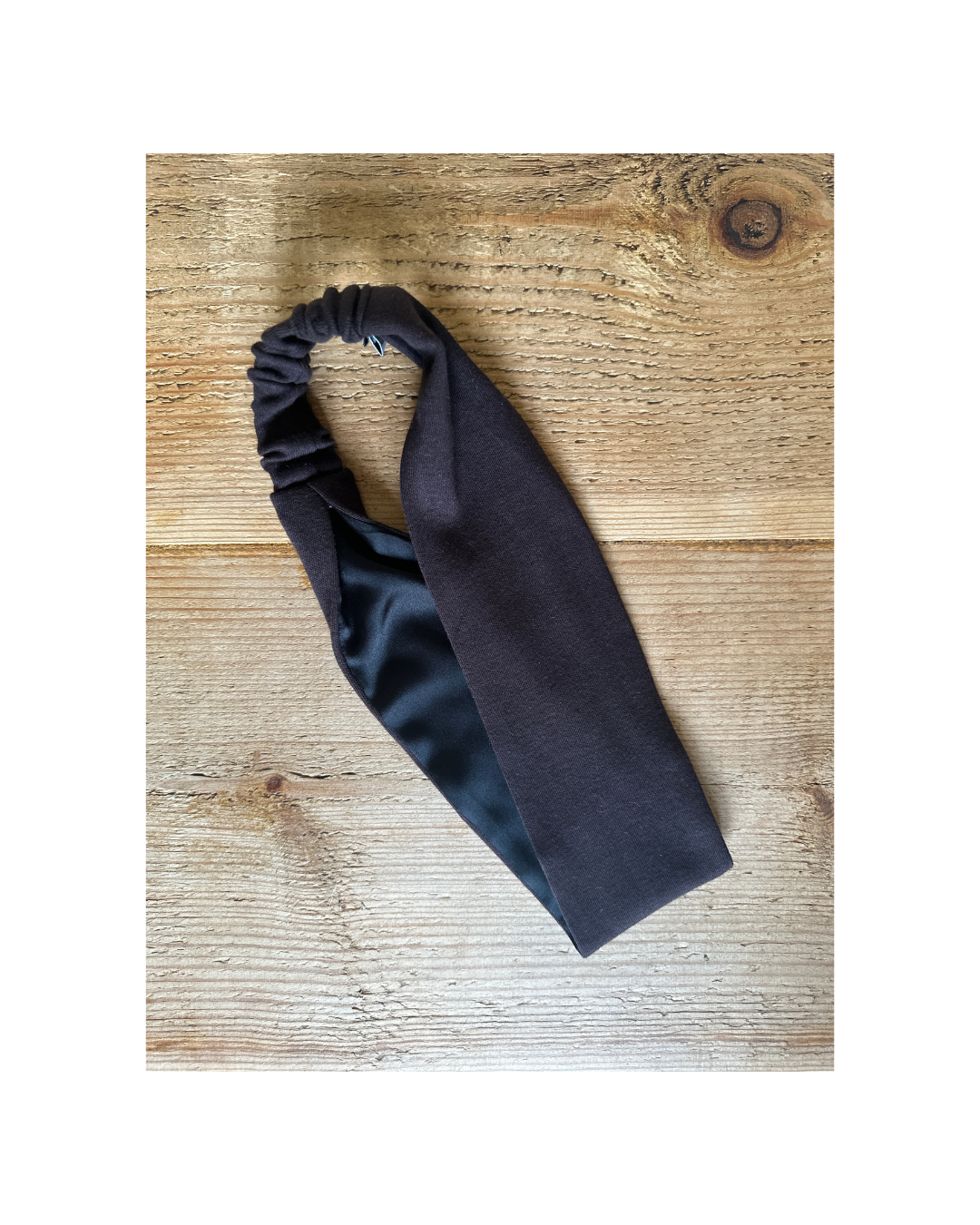 Satin Lined Headband - Jersey - Wide
