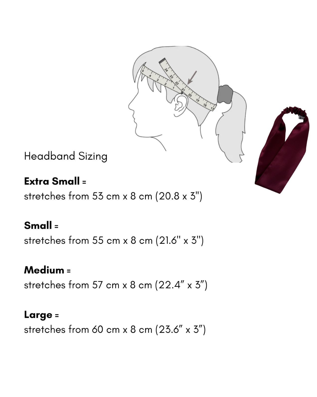 Velvet Headband - Red - Wide