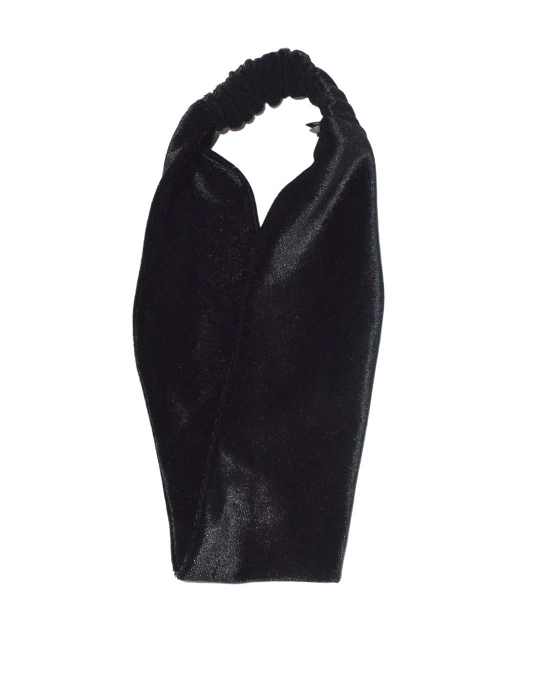 *Limited edition* Velvet Headband - Black - Wide