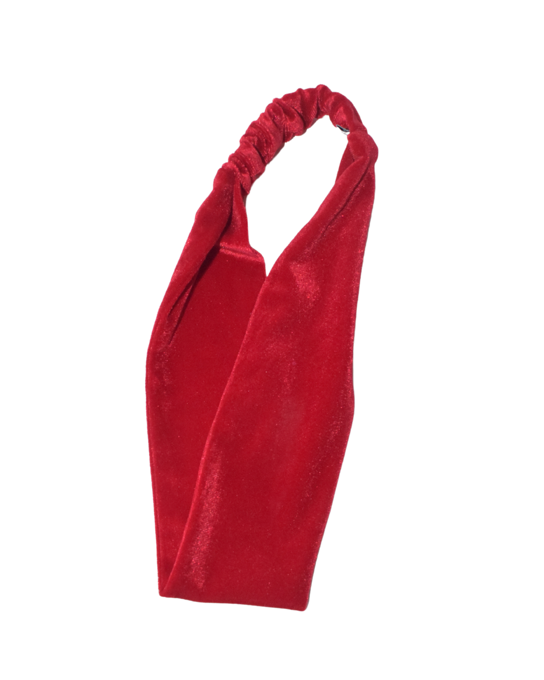 *Limited edition* Velvet Headband - Red - Wide