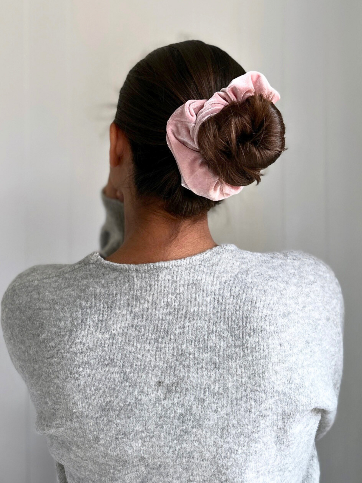 NEW: Dusty Rose Velvet Scrunchie