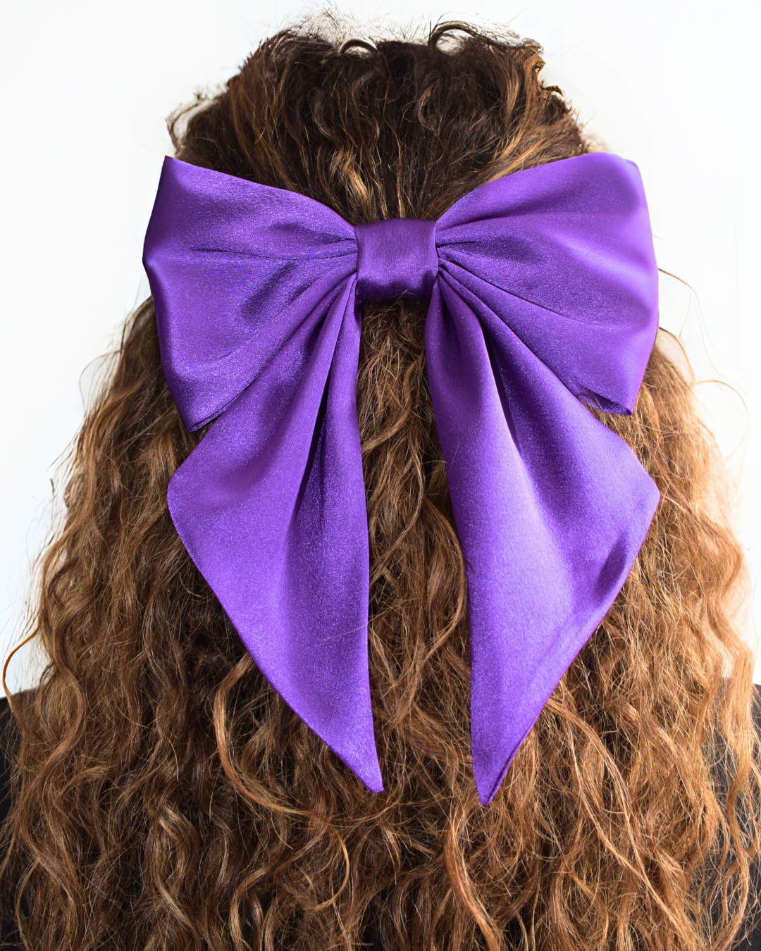Hair bow - Purple