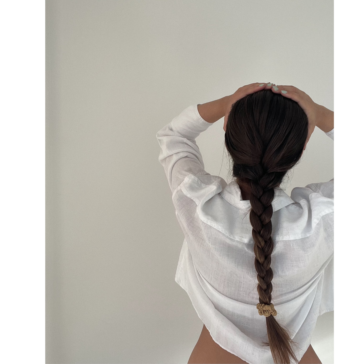 Silk Hair Elastics Black, Gold, Brown, Ivory