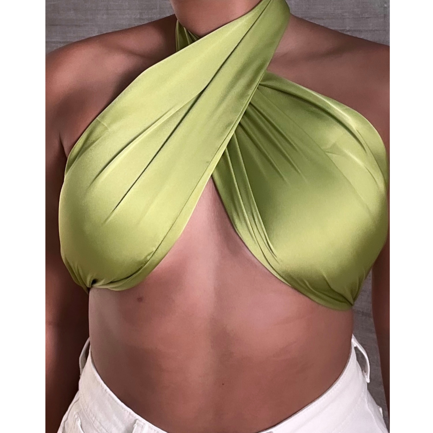 Satin Scarf Top (6 colours)