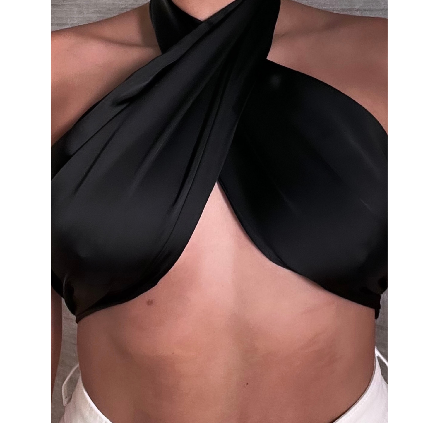 Satin Scarf Top (6 colours)