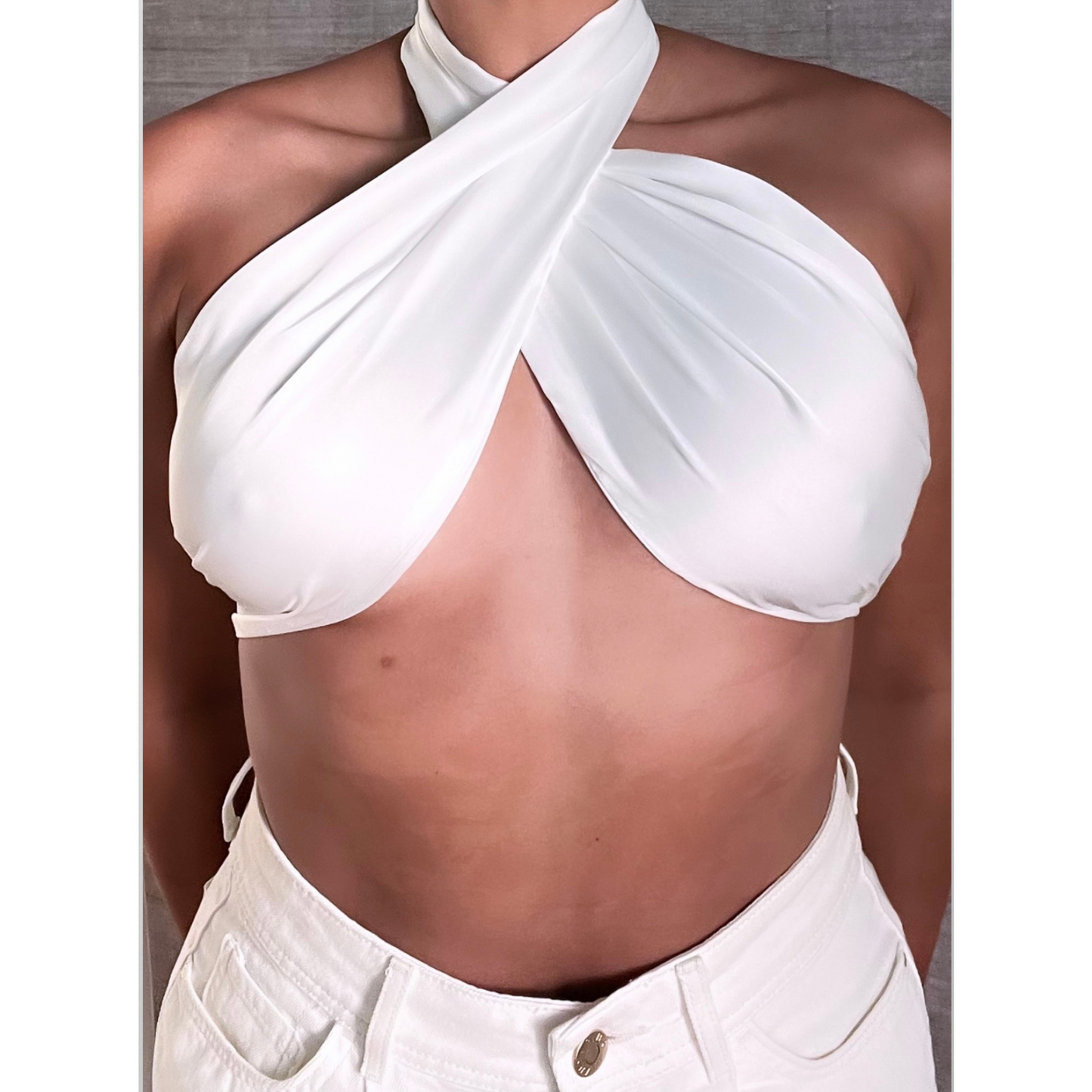 Satin Scarf Top (6 colours)