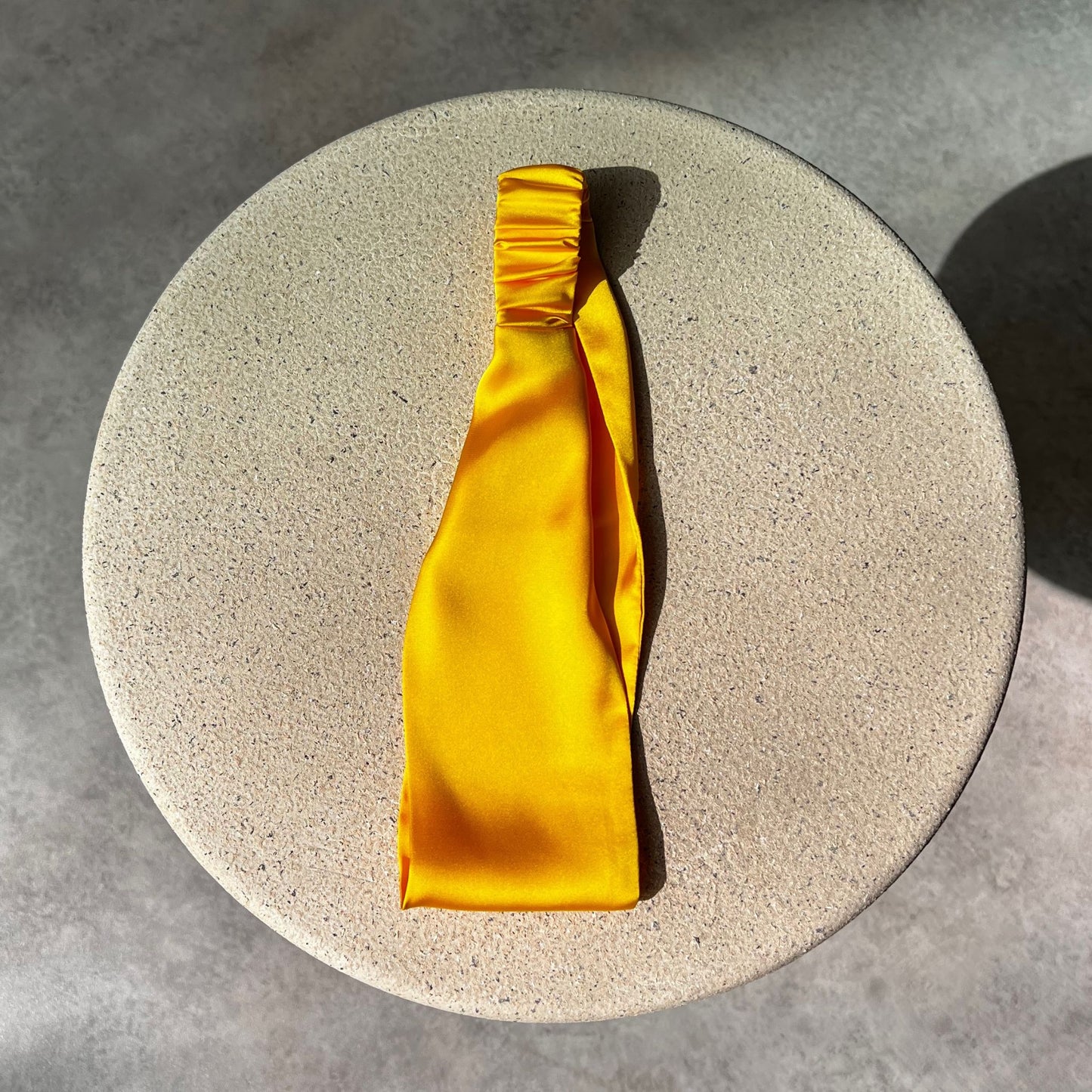 Satin Headband - Summer yellow