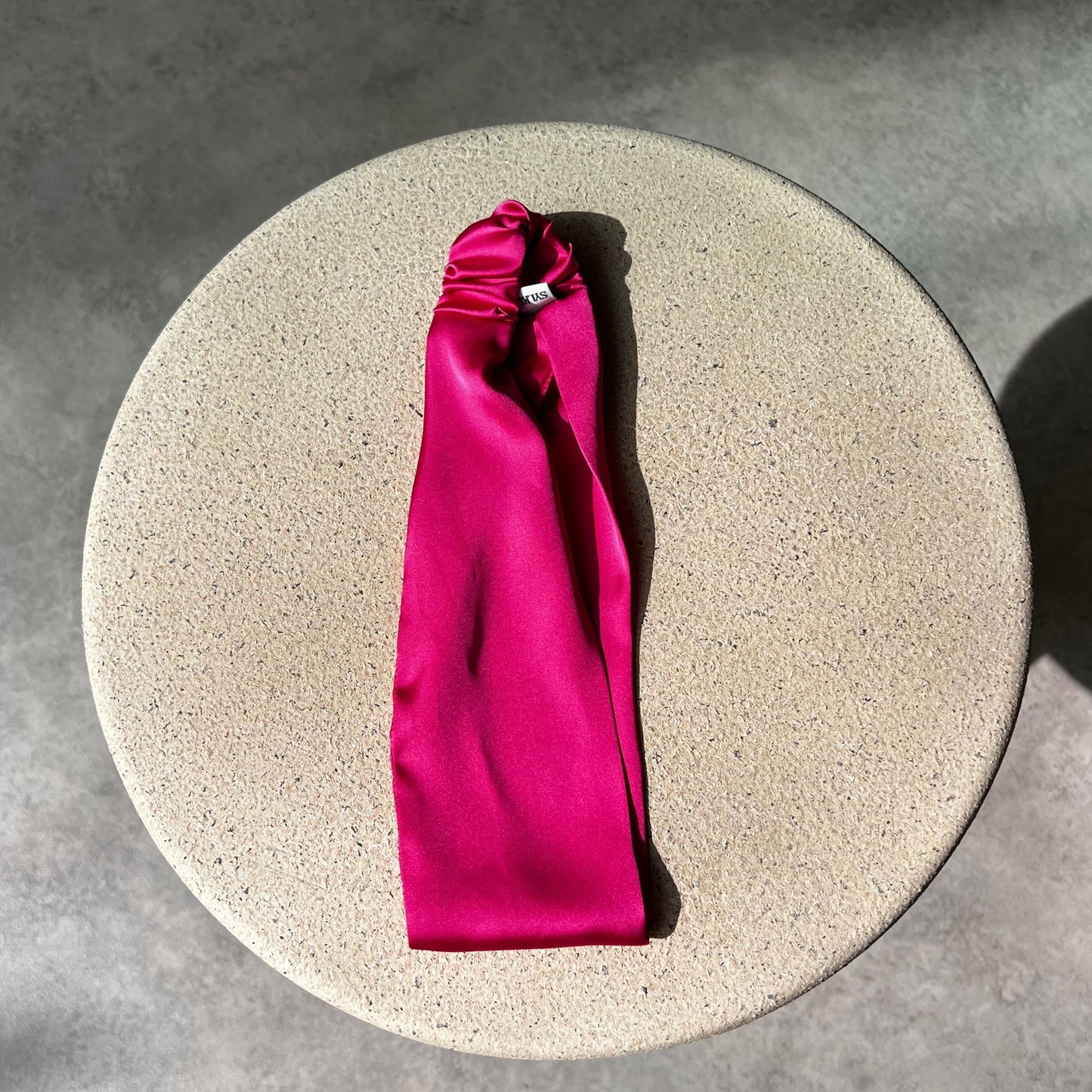 Satin Headband - Fuschia pink