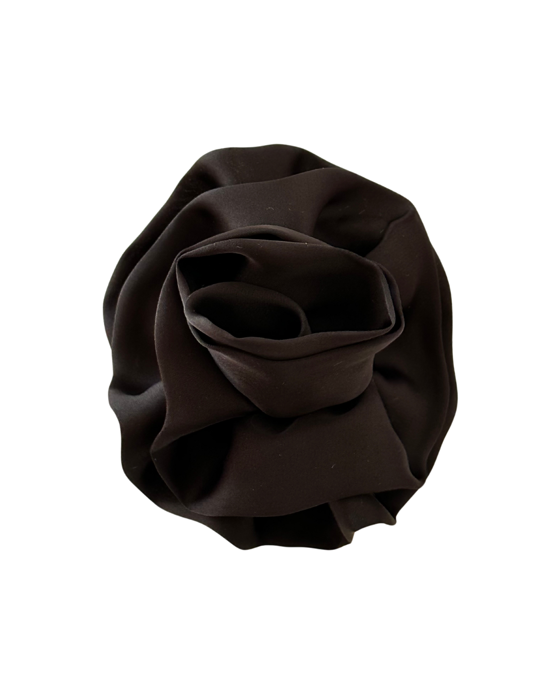 Black flower hair clip