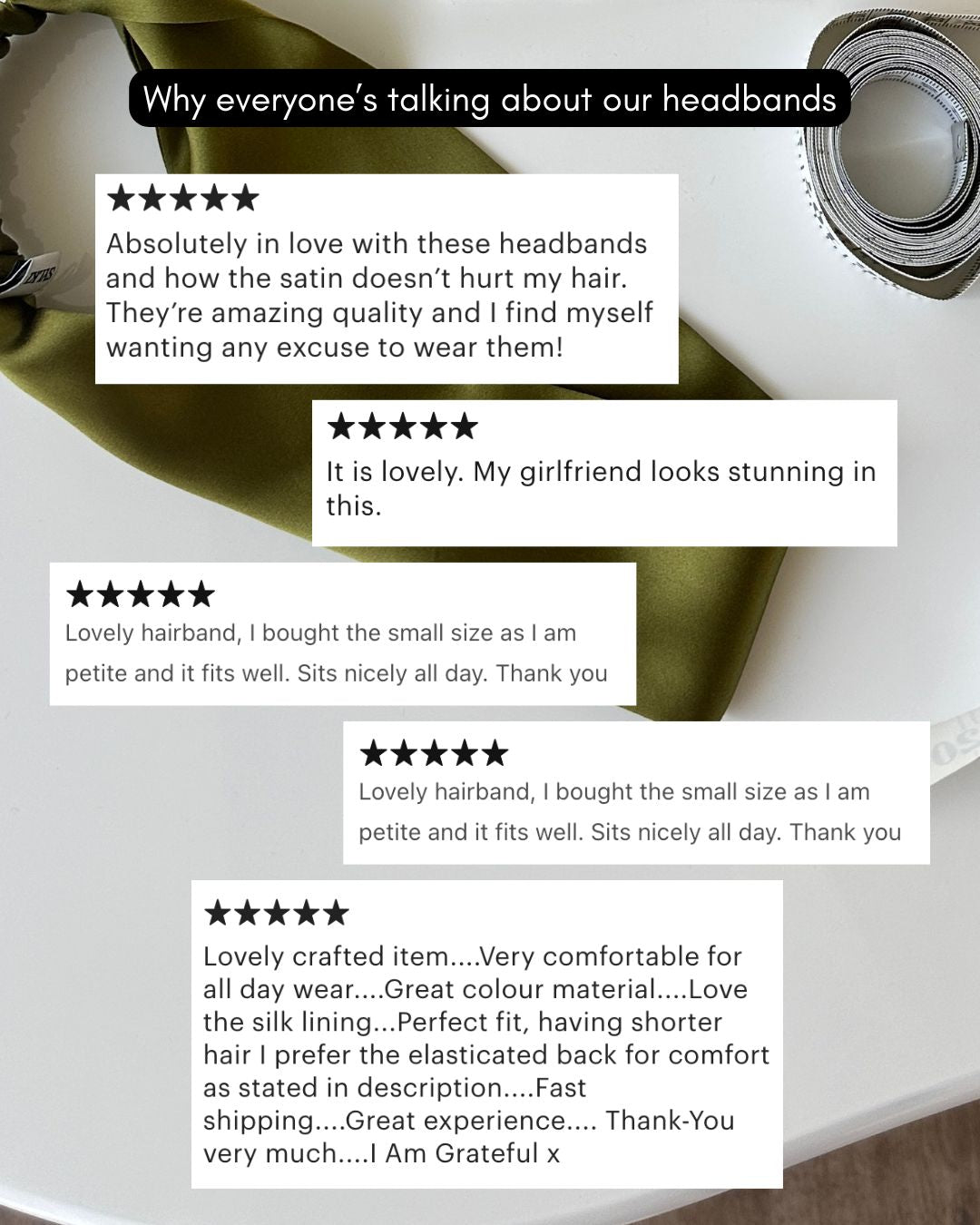 Silk Headband - Maroon - Thin