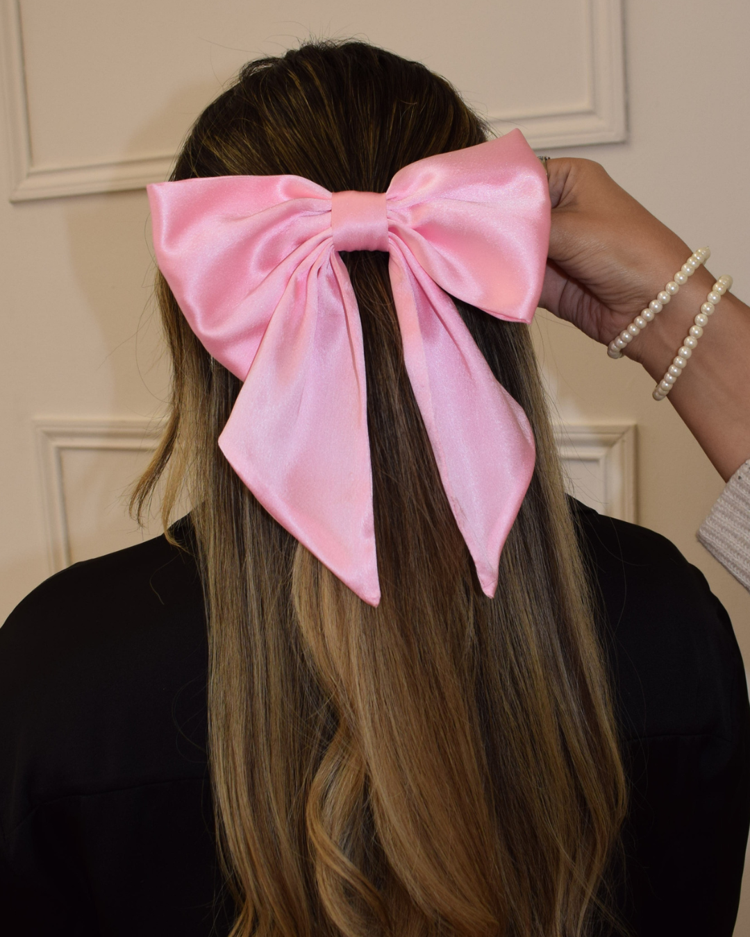 Hair bow - Pink