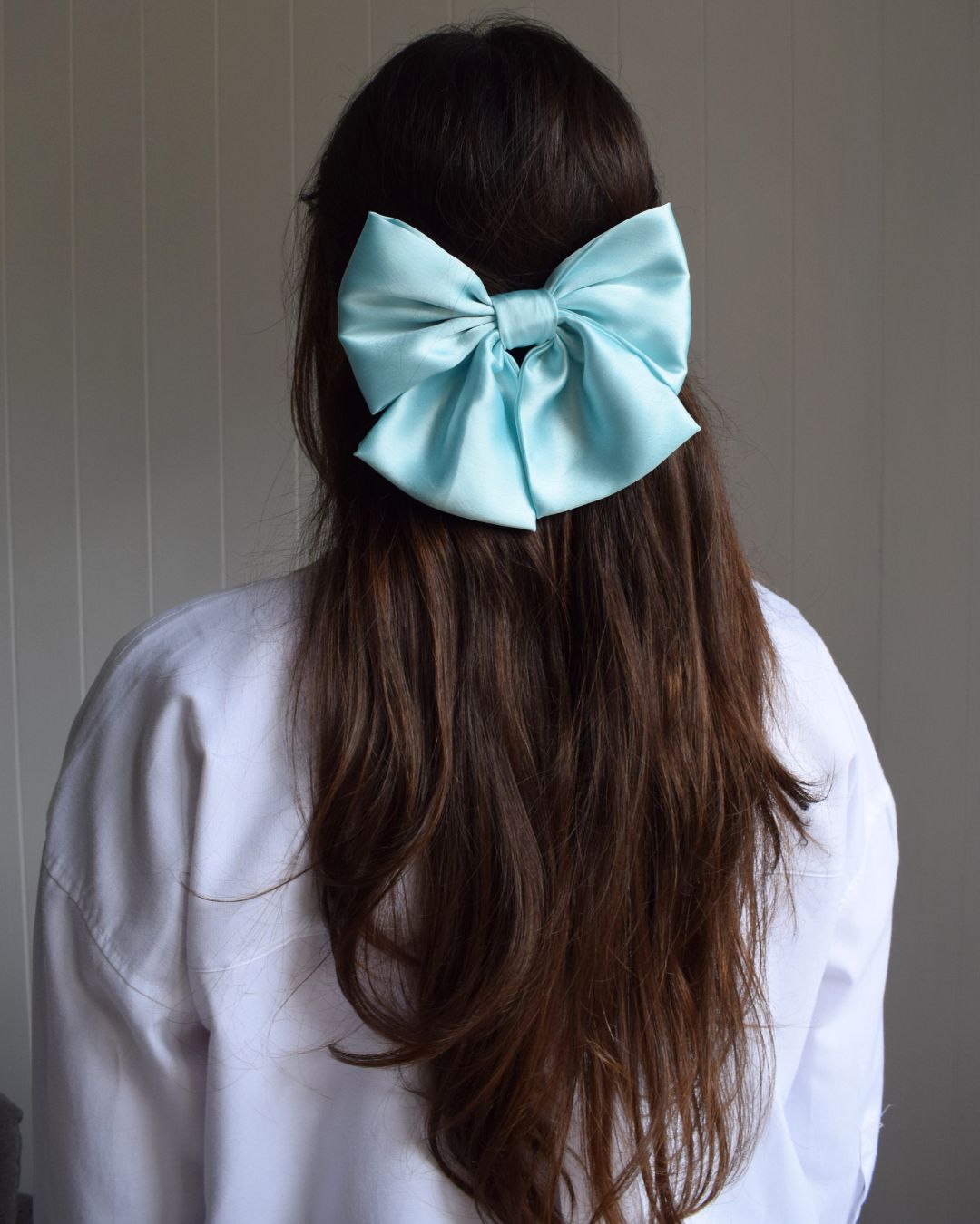 Hair bow - Light Blue