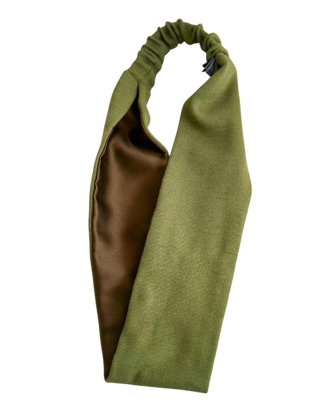 Satin Lined Headband - Cotton Jersey - Set of 3 - Navy, Wine, Green