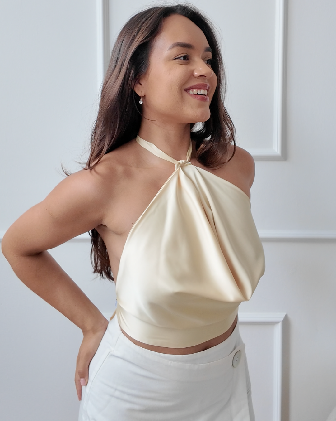 Satin Tie Top - One Top, Endless Ways