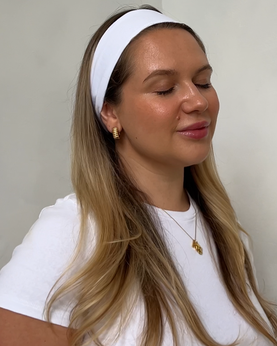 Luxury satin-lined headband handmade in London
