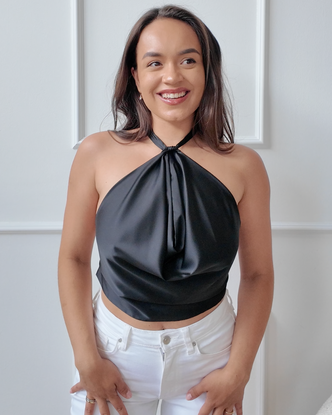 Satin Tie Top - One Top, Endless Ways