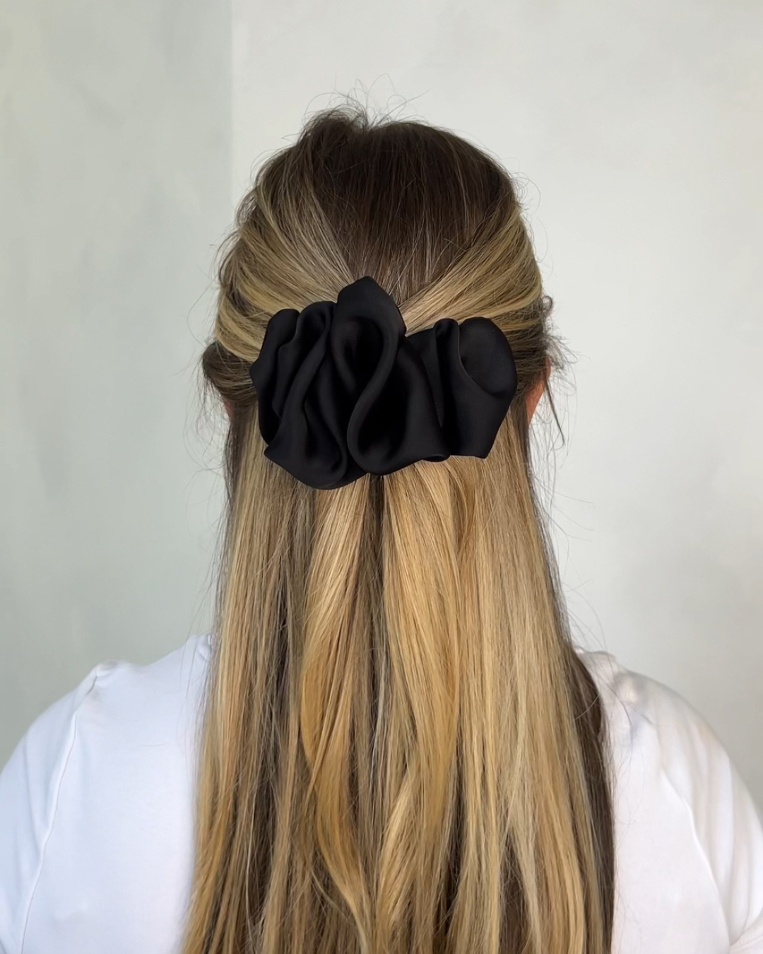 Scrunchie Barrette Hair Clip
