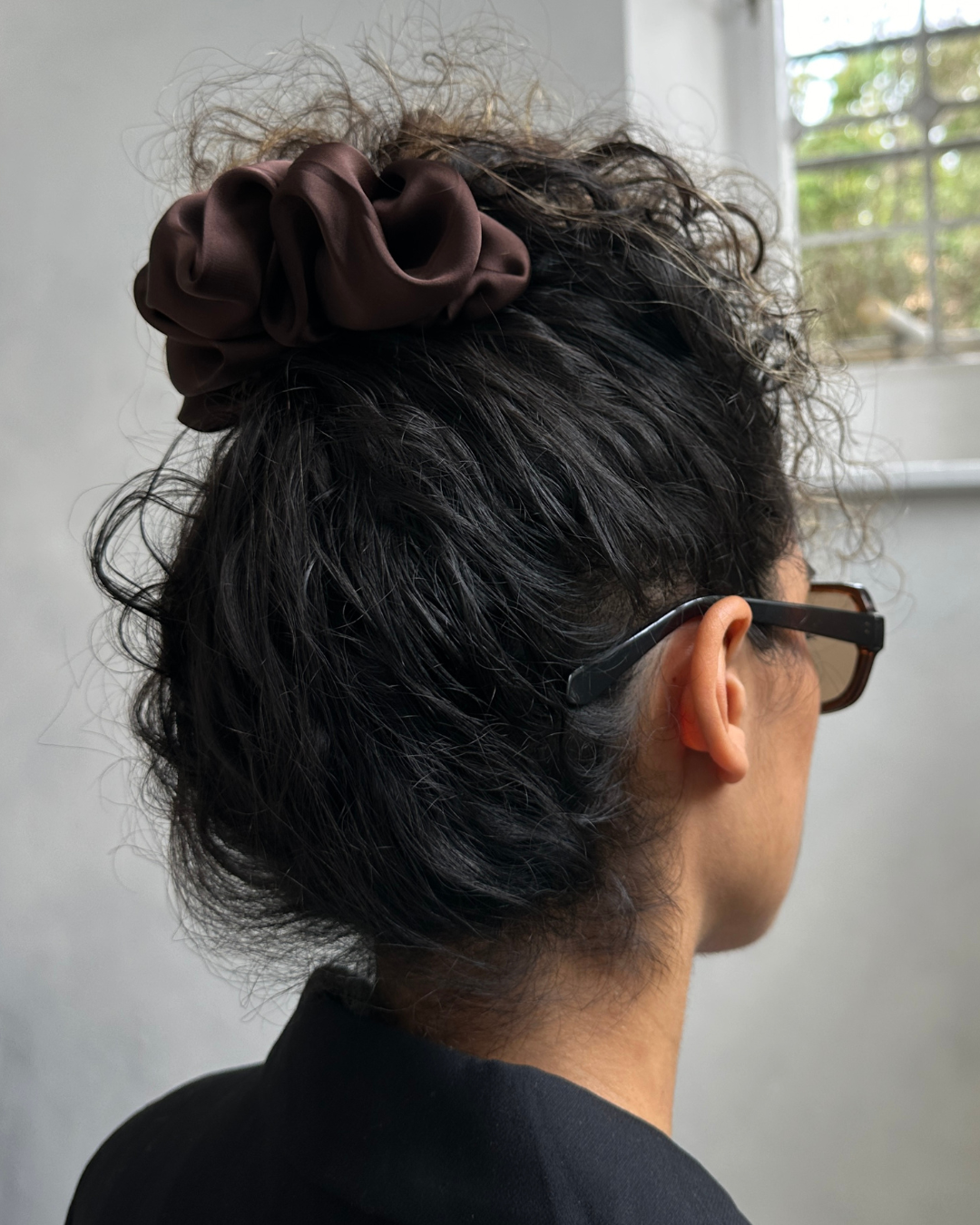Scrunchie Barrette Hair Clip