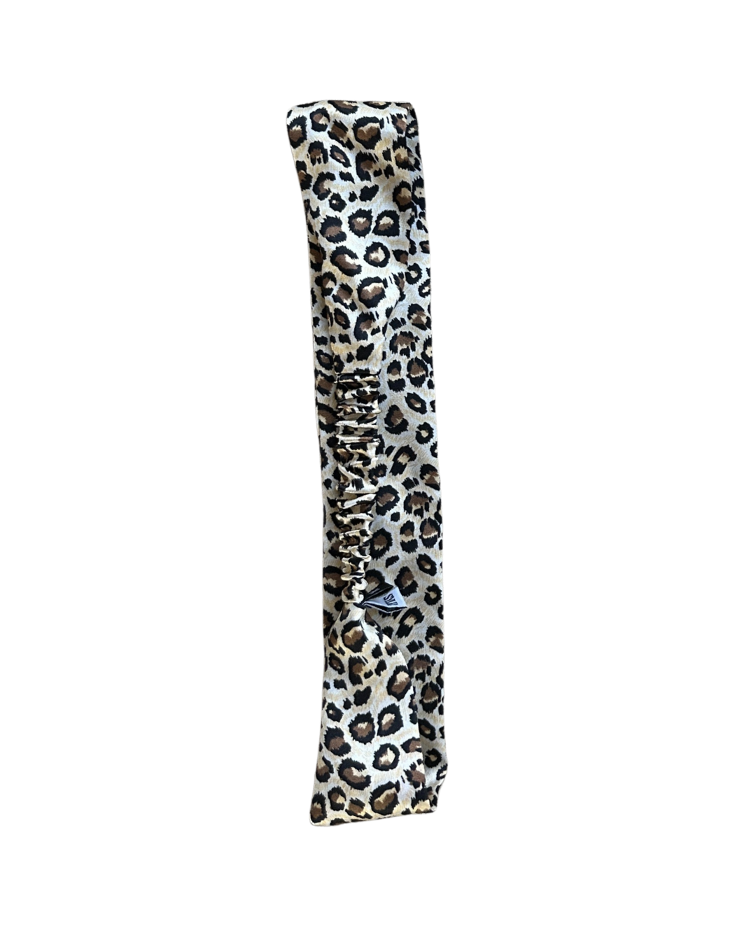 Silk Headband - Leopard Print - Thin