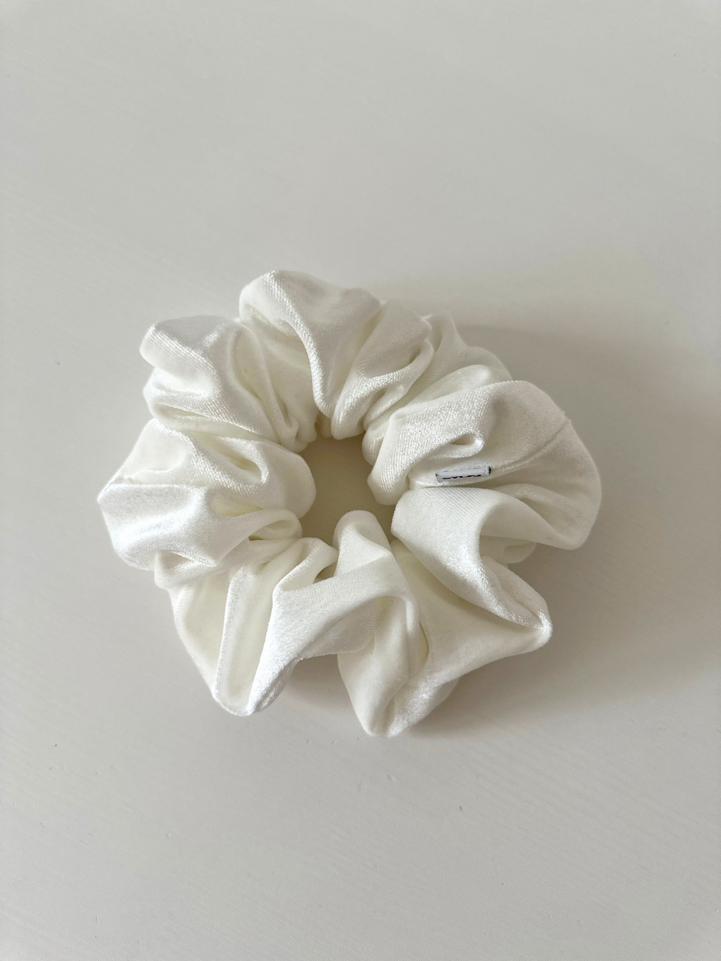 NEW: Ivory Velvet Scrunchie